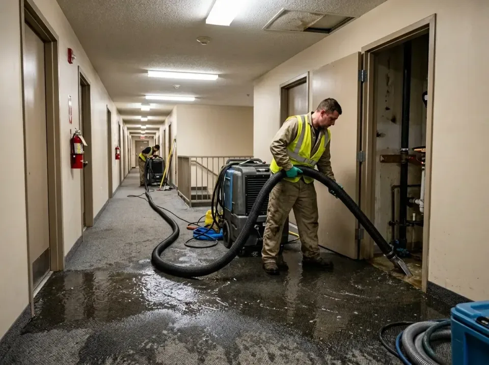 multi-unit-apartment-hallway-f-005 — frequently asked questions, Emergency Burst Pipe Water Extraction & Removal in Demarest…